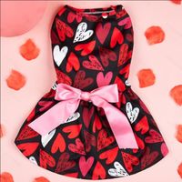 Cute Sweet Polyester Valentine's Day Heart Shape Pet Clothing main image 5
