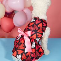 Cute Sweet Polyester Valentine's Day Heart Shape Pet Clothing main image 3