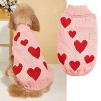 Prinzessin Süß Acryl Valentinstag Herzform Kleidung Für Haustiere sku image 1