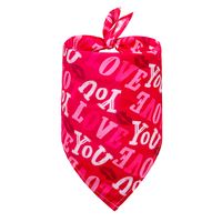 Cute Sweet Polyester Valentine's Day Heart Shape Pet Scarf sku image 6
