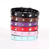 Simple Style Pu Leather Solid Color Pet Collar main image 1