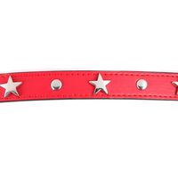 Simple Style Pu Leather Solid Color Pet Collar main image 2
