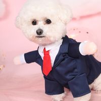 Formal Simple Style Polyester Color Block Pet Clothing sku image 1