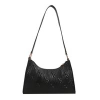 Women's Pu Leather Solid Color Classic Style Square Zipper Underarm Bag sku image 5