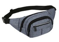 Men's Solid Color Oxford Cloth Zipper Fanny Pack sku image 2