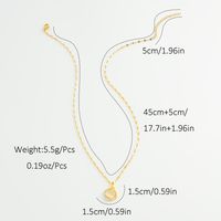Stainless Steel 18K Gold Plated Elegant Glam Plating Inlay Oval Opal Zircon Pendant Necklace main image 2