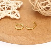 1 Pair Simple Style Solid Color Plating Sterling Silver Earrings main image 7