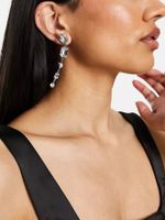 1 Pair Casual Geometric Alloy Glass Drop Earrings main image 4