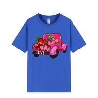 Women's T-shirt Short Sleeve T-shirts Streetwear Car Heart Shape main image 2