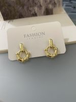 1 Pair Simple Style Geometric Alloy Earrings main image 4