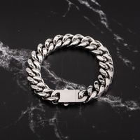 304 Stainless Steel 18K Gold Plated Casual Simple Style Plating Geometric Bracelets main image 1