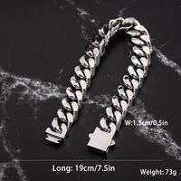 304 Stainless Steel 18K Gold Plated Casual Simple Style Plating Geometric Bracelets main image 3