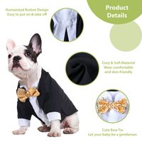 Formal Simple Style Polyester Color Block Pet Clothing main image 3