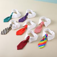 British Style Polyester Stripe Pet Accessories main image 1