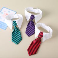 British Style Polyester Stripe Pet Accessories main image 4