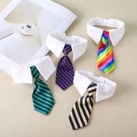 British Style Polyester Stripe Pet Accessories main image 2