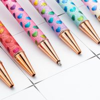 1 Piece Color Block Learning School Daily Metal Preppy Style Simple Style Ballpoint Pen main image 2