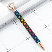 1 Piece Color Block Learning School Daily Metal Preppy Style Simple Style Ballpoint Pen sku image 1