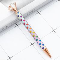 1 Piece Color Block Learning School Daily Metal Preppy Style Simple Style Ballpoint Pen sku image 7