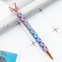 1 Piece Color Block Learning School Daily Metal Preppy Style Simple Style Ballpoint Pen sku image 8