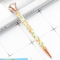1 Piece Color Block Learning School Daily Metal Preppy Style Simple Style Ballpoint Pen sku image 22