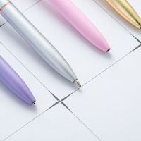 1 Piece Solid Color Learning School Metal Casual Simple Style Ballpoint Pen main image 3
