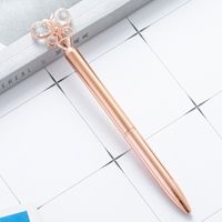 1 Piece Solid Color Learning School Metal Casual Simple Style Ballpoint Pen sku image 1