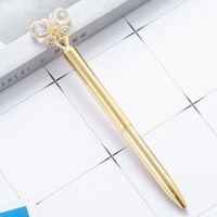 1 Piece Solid Color Learning School Metal Casual Simple Style Ballpoint Pen sku image 2
