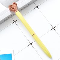 1 Piece Color Block Heart Shape School Daily Metal Simple Style Classic Style Ballpoint Pen sku image 10