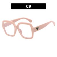 Simple Style Solid Color Ac Square Full Frame Women's Sunglasses sku image 9