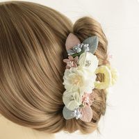 Women's Sweet Flower Plastic Hair Claws main image 1