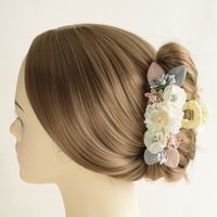 Women's Sweet Flower Plastic Hair Claws main image 4
