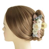 Women's Sweet Flower Plastic Hair Claws main image 3