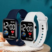 Simple Style Classic Style Solid Color Electronic Kids Watches main image 6