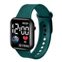 Simple Style Classic Style Solid Color Electronic Kids Watches sku image 3