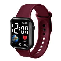 Simple Style Classic Style Solid Color Electronic Kids Watches sku image 2