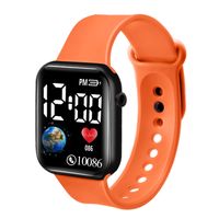 Simple Style Classic Style Solid Color Electronic Kids Watches sku image 6