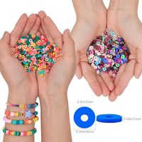 1 Set Simple Style Starfish Solid Color Shell Plastic Metal Plating Beads Jewelry Accessories main image 3