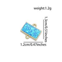 1 Piece Simple Style Heart Shape Rectangle Copper Jewelry Accessories sku image 1