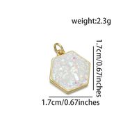 1 Piece Simple Style Heart Shape Rectangle Copper Jewelry Accessories sku image 12