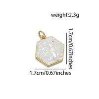 1 Pièce Style Simple Forme De Cœur Rectangle Le Cuivre Bijoux Accessoires sku image 12