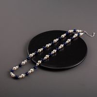 Elegant Glam Retro Color Block Stainless Steel Arylic Imitation Pearl Beaded Women's Necklace main image 5