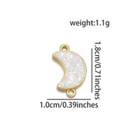 1 Piece Simple Style Star Moon Copper Pendant Jewelry Accessories sku image 4