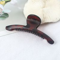Fashion Solid Color Pc Material Stoving Varnish Hair Claws 1 Piece sku image 2