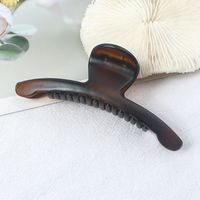 Fashion Solid Color Pc Material Stoving Varnish Hair Claws 1 Piece sku image 3