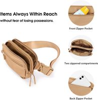 Unisex Basic Solid Color Polyester Waist Bags main image 3
