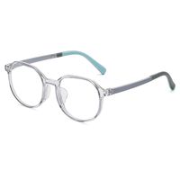 Simple Style Color Block Pc Oval Frame Full Frame Optical Glasses main image 4