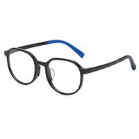 Simple Style Color Block Pc Oval Frame Full Frame Optical Glasses main image 5