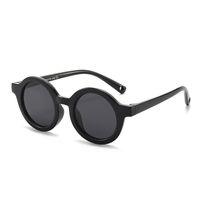 Cute Solid Color Tac Round Frame Full Frame Kids Sunglasses main image 4