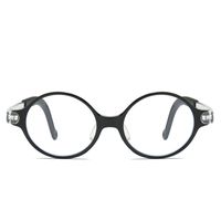 Style Simple Couleur Unie Pc Cadre Ovale Plein Cadre Optique Lunettes main image 3